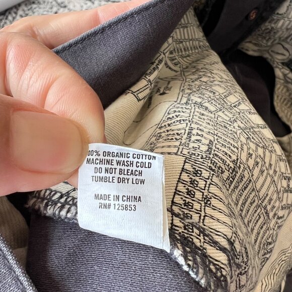 Taylor Stitch Men The Camp Pant, blue/gray, Size 32 K52 - Picture 8 of 8